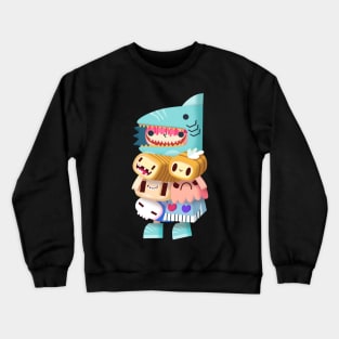 Doodle Bot SHARKY Crewneck Sweatshirt